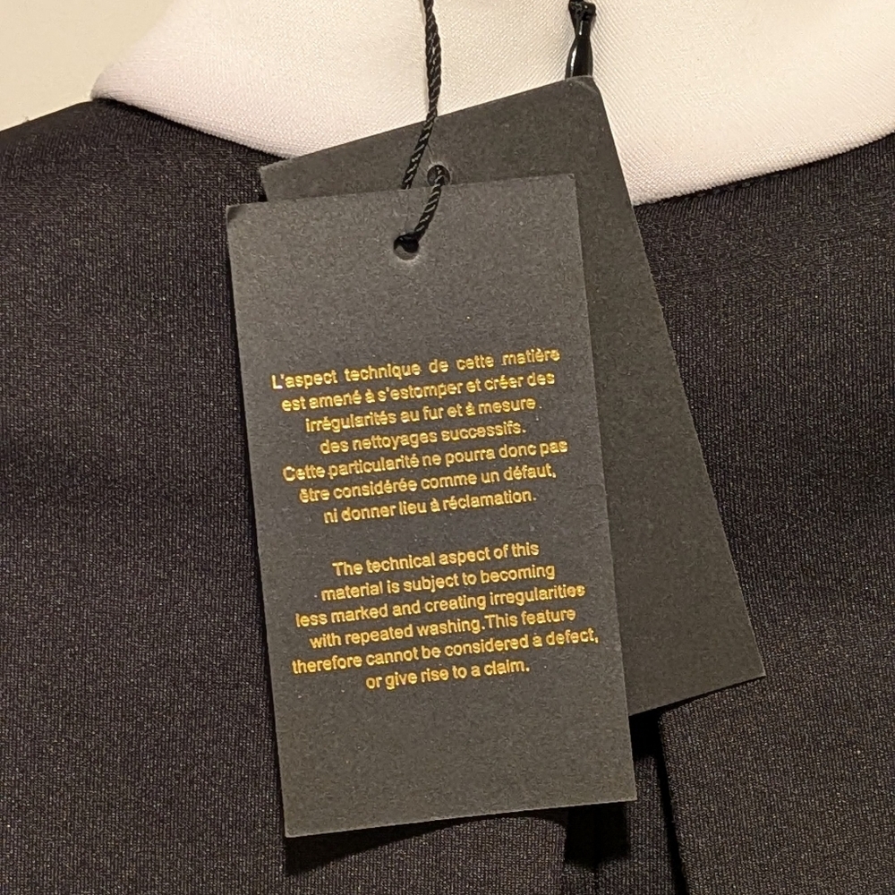 NWT Marie Elie 34 Neoprene Capelet Midi Length Mod Style Dress - Picture 8 of 9